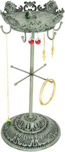 Support à bijoux vintage, support à bijoux antique, support à bijoux doré, support à bijoux en métal, support à bijoux décoratif - Product Image 3