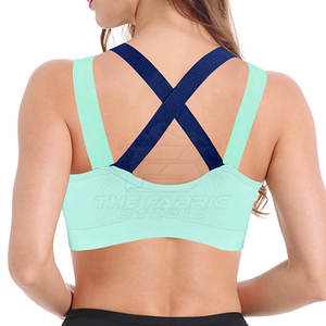 Sujetador Deportivo Cómodo y Transpirable con Logotipo Frontal, Tejido Elástico Suave para Entrenamientos de Alto Rendimiento - Product Image 2
