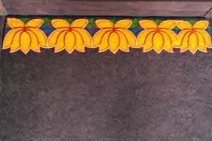 Tapis de porte personnalisable à motif floral, antidérapant, lavable, pour intérieur et extérieur, tapis de bienvenue décoratif pour la maison - Product Image 3