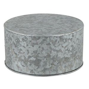 Wholesale 2Tier Galvanized Metal <b>Cake</b> <b>Stand</b> Rustic Wooden Tiered Serving Tray Farmhouse Cupboard Dessert Display <b>Stand</b> for Party - Product Image 6