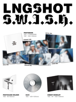 LNGSHOT EP [S.W.I.S.H.] Version standard Livre CD de musique K-Pop - Papier et plastique multi-usages, en coréen, pour tous les âges, Corée du Sud