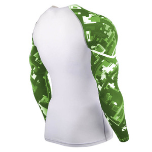Rashguard pour adulte en Spandex et Nylon avec imprimé numérique camouflage, style sport, tissu respirant, facile à laver - Product Image 6
