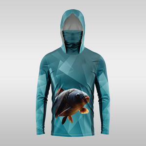 Long Sleeve Fishing Hoodie <b>Men</b> Fishing Hoodie Outdoor Fishing Hoodie Athletic Fishing Hoodies UPF 50+ Fishing Hoodie OEM Hoodies - Product Image 3