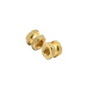 Reliable Brass Plastic Moulding <b>Inserts</b> for Screws, Bolts and <b>Threaded</b> Fastening Solutions High Strength Industrial Use - Product Image 1