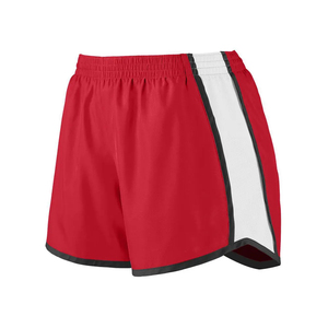 PUFFIN SPORTS Custom OEM ODM High Quality Blocked Women's Sport Shorts Elastic Waist Quick Dry Knitted Fabric Regular Fit - Product Image 1