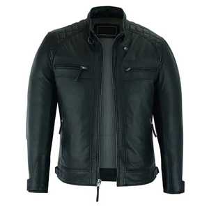 <b>Long</b> Zipper <b>Men</b> Casual Leather <b>Men</b> <b>Jacket</b> Wholesale Price Leather <b>Jackets</b> Hot Selling Leather <b>Jackets</b> Winter 2026 - Product Image 4