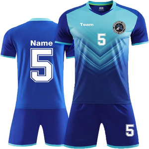 ชุดยูนิฟอร์มฟุตบอลแขนสั้นแบบระบายอากาศได้ดี ไซส์พลัส สำหรับผู้ชายและผู้ใหญ่ พร้อมปักชื่อและหมายเลขตามสั่ง สำหรับฤดูกาลใหม่ - Product Image 1