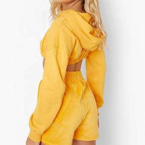 Women Tie Dye Hooded Sweatshirt Full Sleeve Casual Knitted Cotton Autumn Breathable Regular Length - Product Image 4