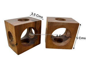 Anneau de serviette en bois de qualité supérieure, best-seller, fait à la main, en bois naturel, décoration de table à manger pour la maison et la cuisine - Product Image 3