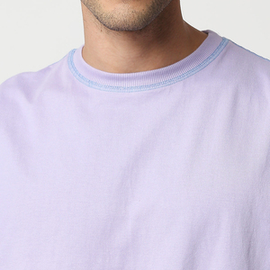 T-shirt personnalisé pour homme en polyester/coton, imprimé DTG, coupe ajustée, respirant, séchage rapide, fitness, décontracté, taille plus, blanc - Product Image 4