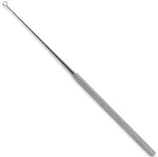 Buck Ear Curette Solid Handle Premium Stainless Steel ENT Otology <b>Surgical</b> <b>Instrument</b> CE ISO Reusable Blunt and Sharp End Set - Product Image 4
