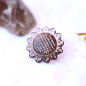 Piedras Preciosas Sueltas de Cuarzo Ahumado Natural Talladas en Forma de Girasol, 15MM, Corte Flor de Cristal, para Fabricación de Joyas y Colgantes, Venta al Por Mayor - Product Image 5