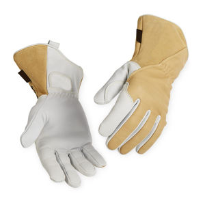 Nouveauté : Gants de soudage TIG en cuir de vachette pour travaux industriels, vente chaude, logo personnalisé, protection de sécurité, gants de travail pour soudeurs - Product Image 1
