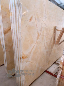 Carrelage en marbre naturel jaune CTS (80x80 cm) - Garantie de 5 ans - Design moderne pour revêtement de sol et de mur - Product Image 3