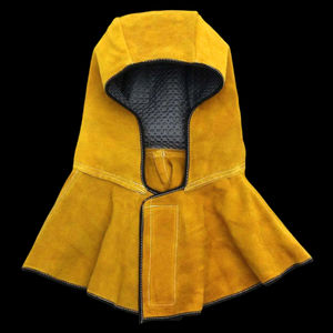 Capuche de soudeur en cuir de vachette pleine fleur pour la protection et la sécurité du soudeur - Vente en gros - Product Image 3