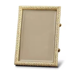 Creative Home Accent Metal Glass Photo <b>Frame</b> Elegant <b>Picture</b> Display Interior Decor - Product Image 4