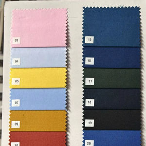 ผ้าซาตินโพลีเอสเตอร์ 100% สีดำออนิกซ์ เนื้อผ้านุ่มผสมโพลีคอตตอน สำหรับเสื้อเชิ้ตเด็กผู้หญิงและเสื้อผ้าส่งออก - Product Image 1