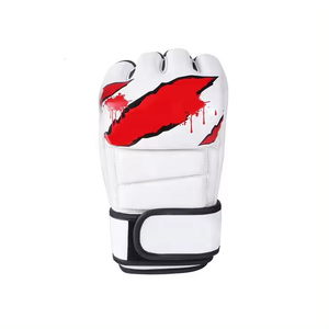Guantes de MMA con Logotipo Personalizado, Estilo Medio Dedo, para Kickboxing, Grappling, Entrenamiento, Sparring y Deportes - Product Image 1