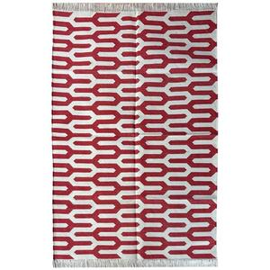 Juego de Alfombras Modernas de Algodón Dhurrie con Características Antibacterianas, Antideslizantes y Lavables, Tamaño Personalizable para Uso Doméstico y Comercial-023 - Product Image 2