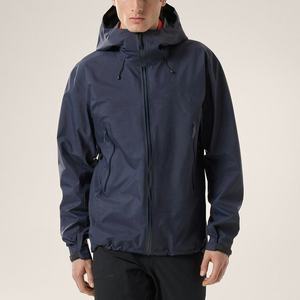 เสื้อแจ็คเก็ตมีฮู้ดกันน้ำกันลมสำหรับปีนเขาและกิจกรรมกลางแจ้ง  ผ้าแคนวาส  ซิป  โลโก้สั่งทำได้  สำหรับทุกเพศ - Product Image 3