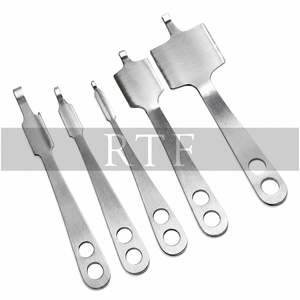 Ensemble de 7 rétracteurs à levier Hohmann en acier inoxydable réutilisables pour chirurgie orthopédique, instruments chirurgicaux manuels certifiés CE - Product Image 4