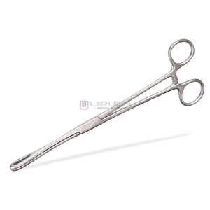 24cm Surgical Stainless Steel Grasping Hemostasis Medic Instruments High Quality Rampley <b>Sponge</b> Holding Forceps Manual Power MOL - Product Image 1