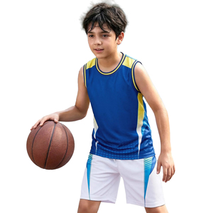 Ensemble Maillot et Short de Basketball Sublimé pour Garçons – Tenue de Sport Athlétique Sans Manches pour Jeunes Équipes - Product Image 1