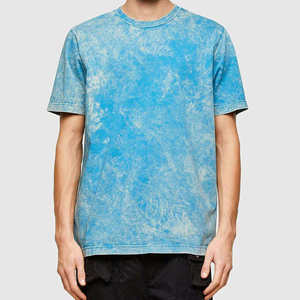 Camiseta de Alta Calidad del Fabricante, con Logotipo de Marca Propia Personalizado, Camiseta Vintage Lavada, Lavado Ácido, Desgastada, 100% Algodón - Product Image 1