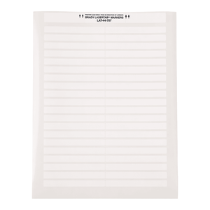 Étiquettes autocollantes en polyester durable Brady LaserTab pour l'identification des échantillons de laboratoire - Product Image 2