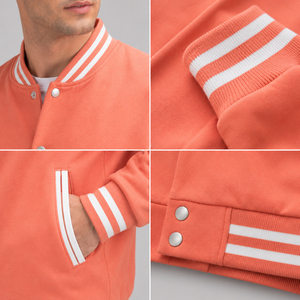 Chaqueta Universitaria de Lana con Comodidad Premium, Transpirable, Talla Grande, Ropa de Invierno - Estilo Deportivo Clásico y Moda sin Esfuerzo - Product Image 6