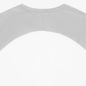 <b>Men's</b> Two Tone Cotton Long Sleeve <b>Shirt</b> Classic Crew Neck Casual Fashion Tee Custom Logo OEM ODM Bulk Supplier - Product Image 4