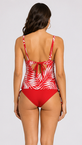 Maillot de bain tankini modeste pour femme, haut de maillot de bain long, short taille haute, couvrance intégrale, extensible, confortable, séchage rapide, pour la plage - Product Image 3
