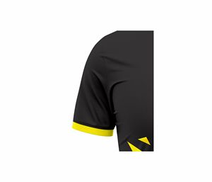 Camiseta de Manga Corta para Hombre Sparkwell, Color Amarillo y Negro Sólido, Secado Rápido, Transpirable, Ecológica, Informal, con Logotipo Frontal, Corte Regular - Product Image 5