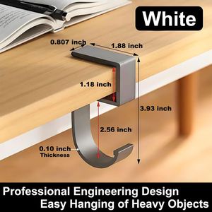 Supporto per Cuffie in Lega di Alluminio, Porta Cuffie da Scrivania per Accessori Computer, per Studio e Ufficio - Product Image 3