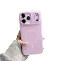 Coque de téléphone magnétique en silicone antichute pour iPhone 17 16 15 Pro Max Plus, coque arrière souple, vente en gros