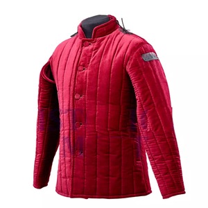 Abrigo Gambeson Rojo de Alta Calidad, Chaqueta Aketon Acolchada de Algodón de Manga Larga, Armadura de Guerrero Vikingo para Recreación Histórica - Product Image 2