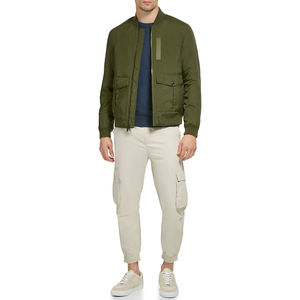 Veste bomber en nylon de haute qualité en gros, veste d'hiver, logo personnalisé, grande taille, veste bomber en nylon pour homme pas cher - Product Image 2