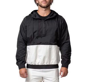 Chaqueta Cortavientos Impermeable Ligera para Hombre con Cremallera Frontal y Logotipo Personalizado de Último Diseño - Product Image 1