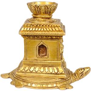 Support de bâton d'encens tortue fait à la main Article de décoration intérieure avec fonction de diffuseur d'aromathérapie - Product Image 1