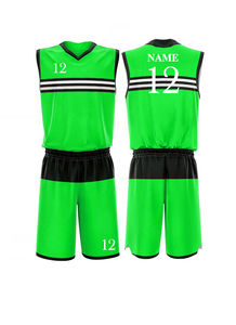 Uniformes de basket-ball en maille respirante de haute qualité OEM pour hommes, unisexes, personnalisables par sublimation avec logo, tous les exigences satisfoies - Product Image 6