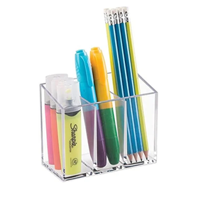 Support à stylos en acrylique transparent en gros, étui à crayons carré personnalisé, porte-stylos promotionnel en acrylique transparent - Product Image 6