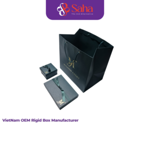 Cajas Rígidas de Papel Kraft Biodegradables y Reciclables OEM, Personalizables con Estampado en Lámina Dorada, Grabado en Relieve y Laminación Mate, Regalo de Vietnam - Product Image 2