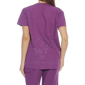 Trendy Medical Scrub <b>Set</b> for Women Comfortable Nursing Apparel for <b>Doctors</b> and Hospital Staff Daily Wear Women Scrub Uniform - Product Image 4
