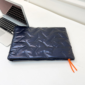 Quilted Laptop Sleeve 13-14 Inch Waterproof Protective Notebook <b>Bag</b> Soft Padded <b>Computer</b> Cover for Business Travel - Product Image 5