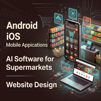 Aplicaciones Móviles Android iOS, Software de IA para Supermercados, Diseño de Sitios Web, Software de IA ERP CRM, Plugin para WordPress Shopify