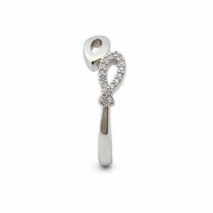 Anillo Doble Ovalado de Plata de Ley 925 para Mujer con Circonita Cúbica, Minimalista, Moderno, Elegante, Acabado Pulido, para Uso Diario - Product Image 3