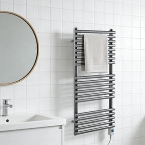 <span class=keywords><strong>Scaldasalviette</strong></span> Elettrico Moderno Grigio <span class=keywords><strong>Antracite</strong></span> da Parete per Bagno, Riscaldatore per Asciugamani per Hotel e Uso Domestico - Product Image 2