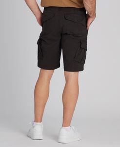 กางเกงขาสั้นลำลองผู้ชายสไตล์สตรีทแวร์ ผ้าคอตตอนหนานุ่ม ซักย้อมสีแบบแอซิดวอช มีเชือกผูกเอว แต่งขาดแบบดิสเทรส - Product Image 4