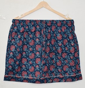 Conjunto de Pijama Elegante para Mujer, 100% Algodón, Estampado Floral, Diseño Artesanal, Transpirable, Dos Piezas, Pantalones Cortos - Product Image 2