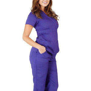 Ensemble d'uniformes médicaux en tissu durable Solid Trader pour cliniques dentaires et centres de santé – Uniforme d'hôpital à mouvement facile - Product Image 4